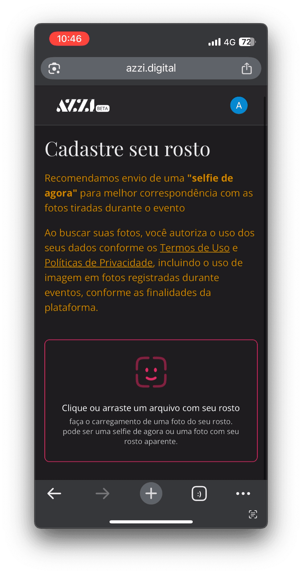 App de reconhecimento facial